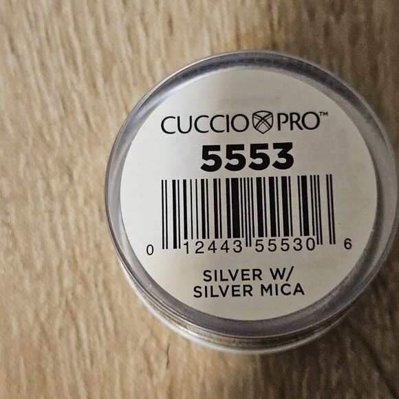 Cucvio Pro Powder Polish Nail Colir Dip System .5oz Passionate Pink & Silver - Picture 3 of 3